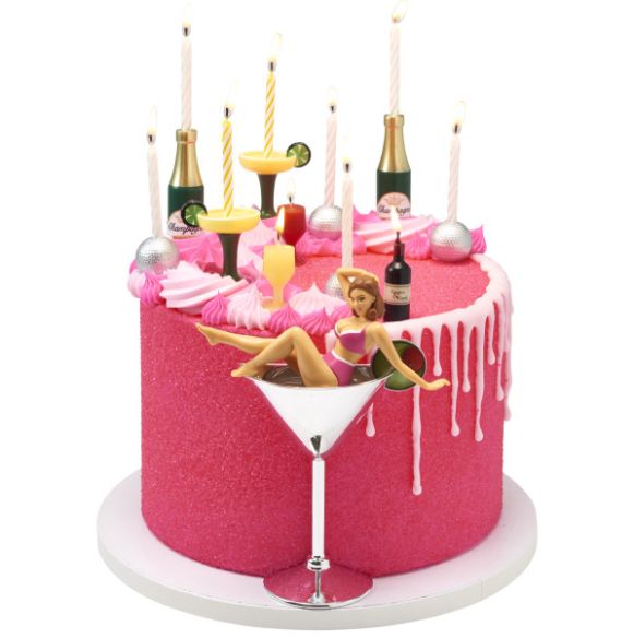 Wine Shaped Candles 6Ct