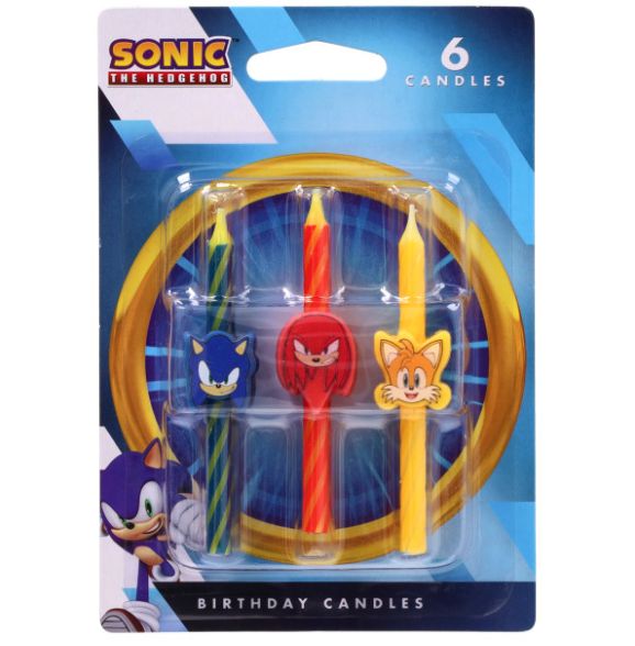 SONIC ICON LICENSED BIRTHDAY CANDLES