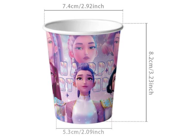 Kpop Demon Hunters Cups 9Oz 16Ct