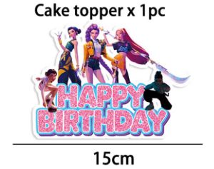 Kpop Demon Hunters Cake Topper
