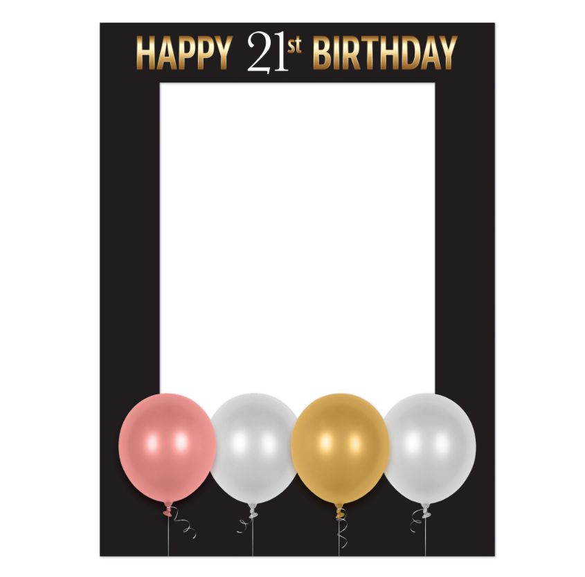 Happy 21St Birthday Photo Fun Frame