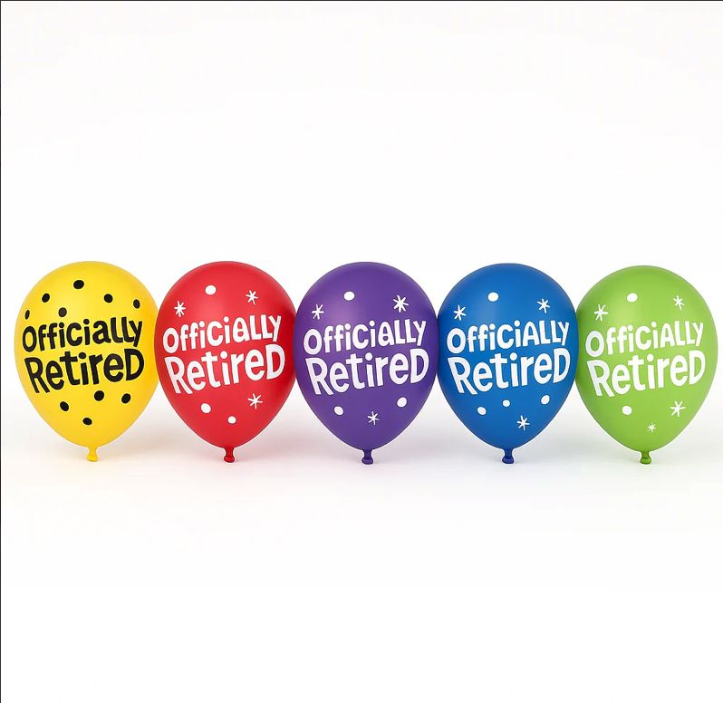 Officially Retired Latex Balloon 12" 15Ct
