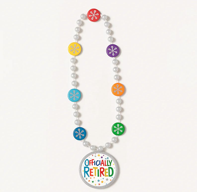 OFFICIALLY RETIRED! BEADED NECKLACE W/ PENDANT