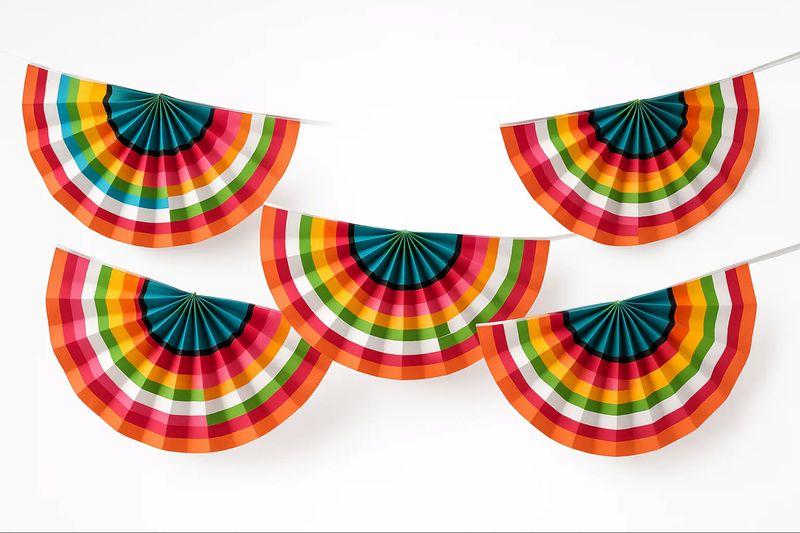 COLORFUL  SERAPE BUNTING GARLAND