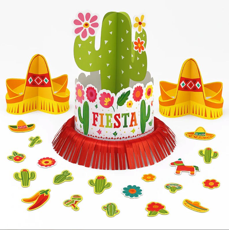FIESTA  CACTUS TABLE DECOR KIT