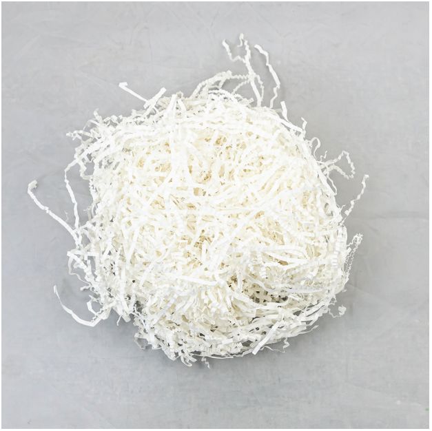 White Crinkle Paper Shred 2Oz