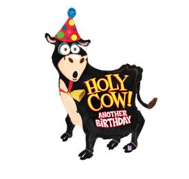 42" Holy Cow Birthday Shape - Fl