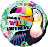Have A Wild Birthday Flamingo 18"