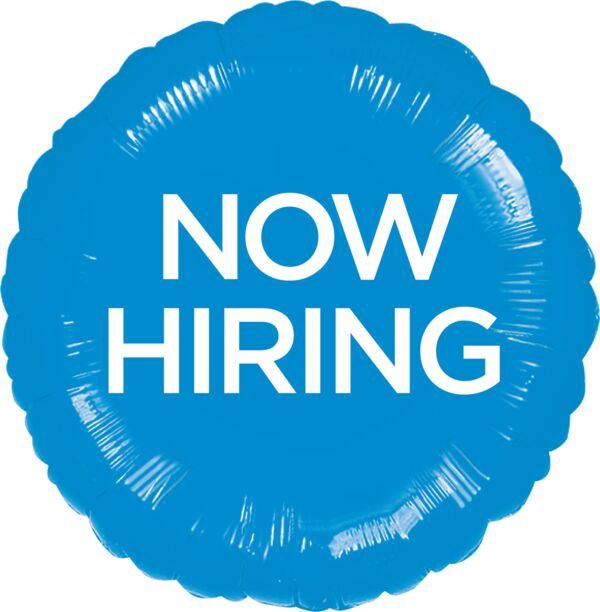 Now Hiring 18"