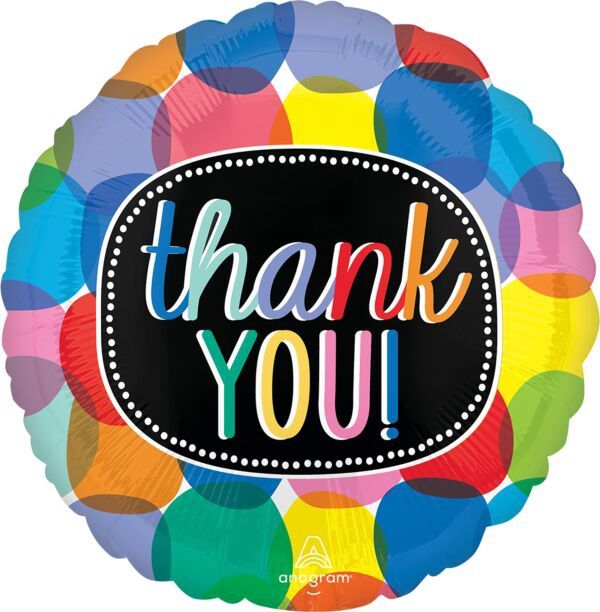 Thank You 18" Colorful