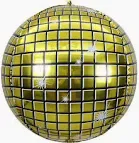 281 Balloon Disco Ball Orbz Gold