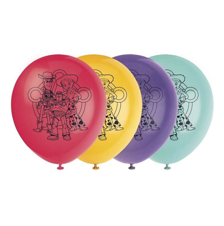 Disney Toy Story 5 12" Latex Balloons 8Ct