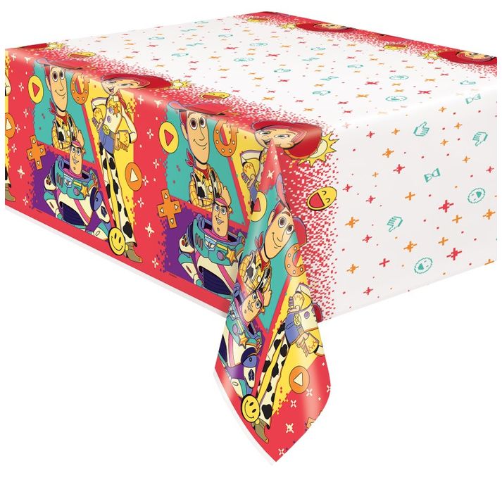 Disney Toy Story 5 Rec Plastic Table Cover 54" X 84" Short Fold