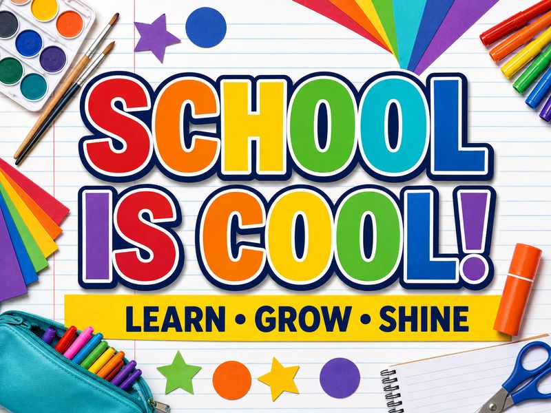24" X 18" Back To School Yard Sign - Learn Grow Shine