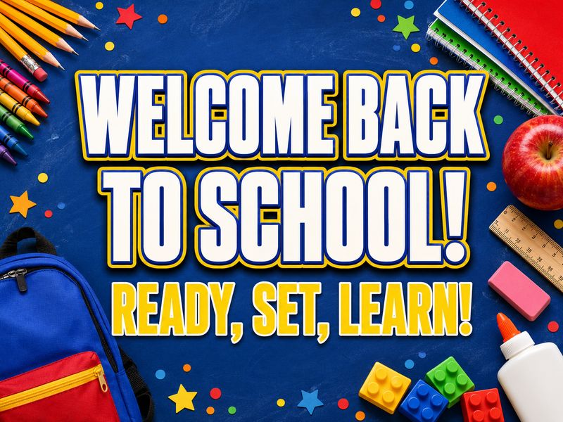24" X 18" Back To School Yard Sign - Welcome Back