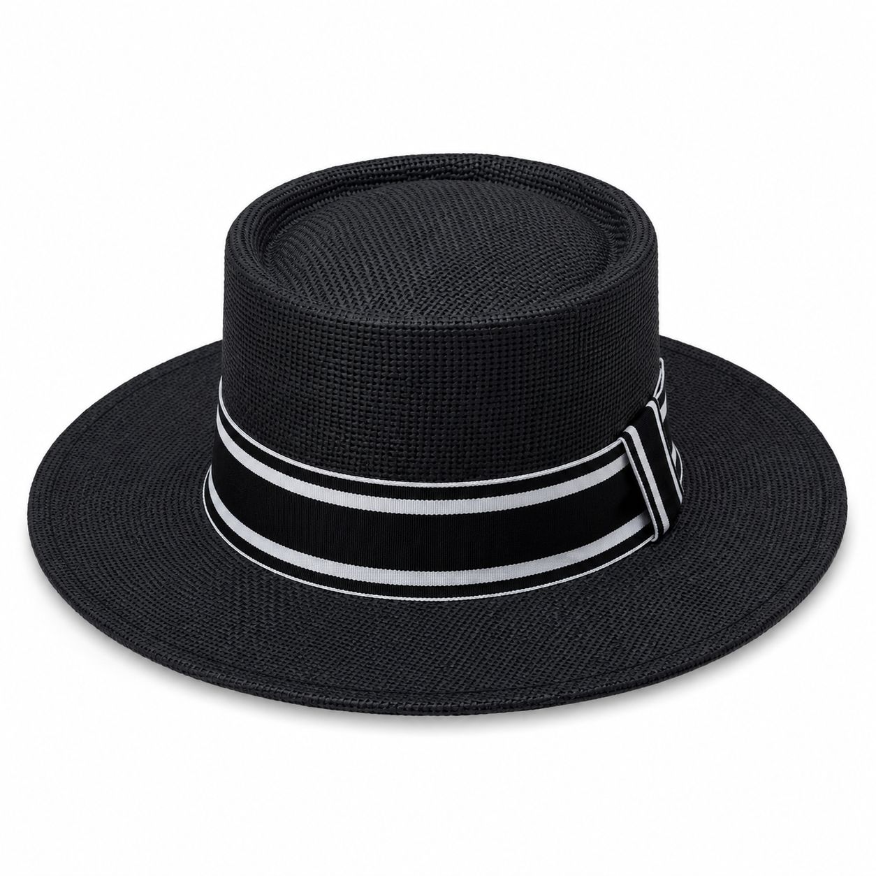 Men's Hat Round Black