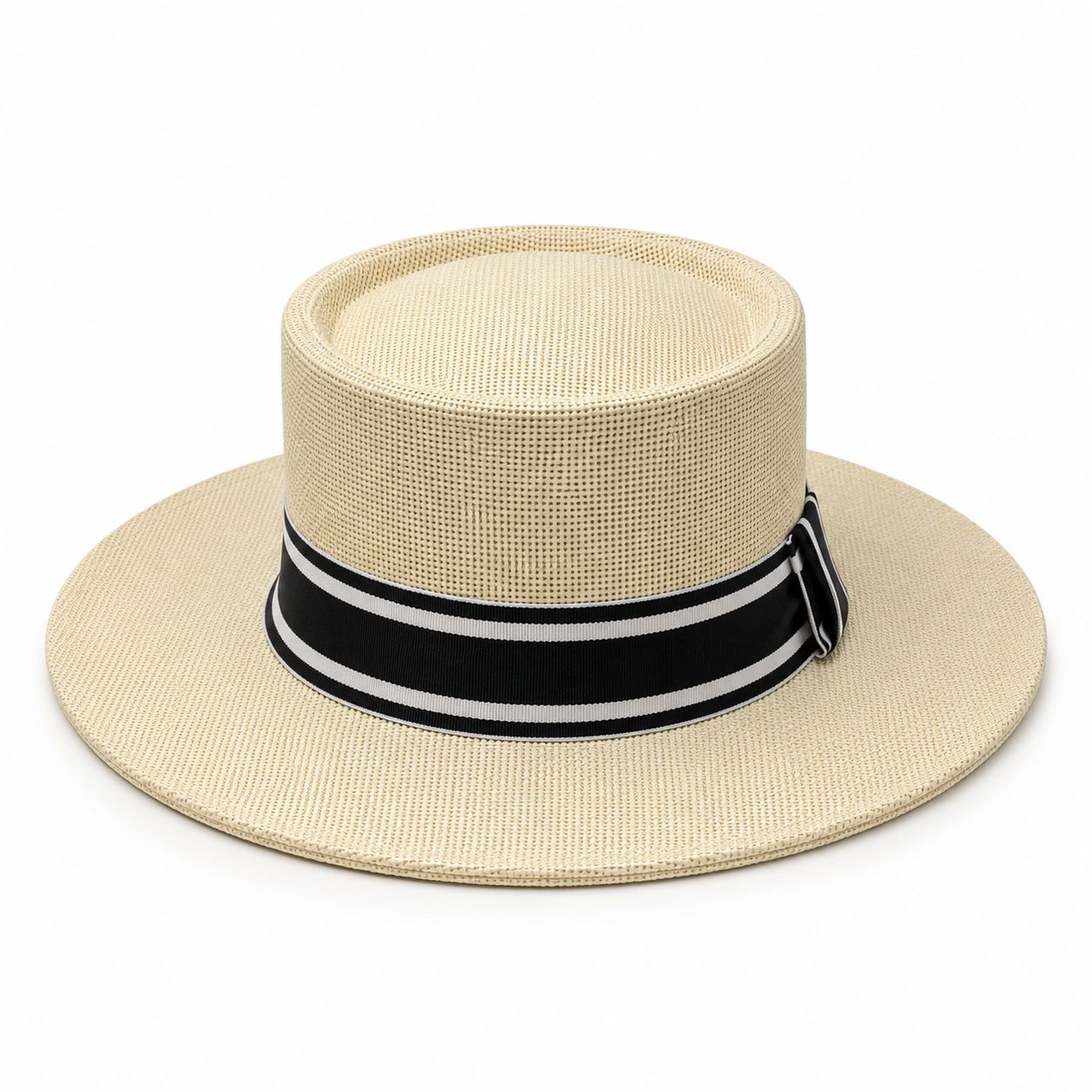 Men's Hat Round Beige