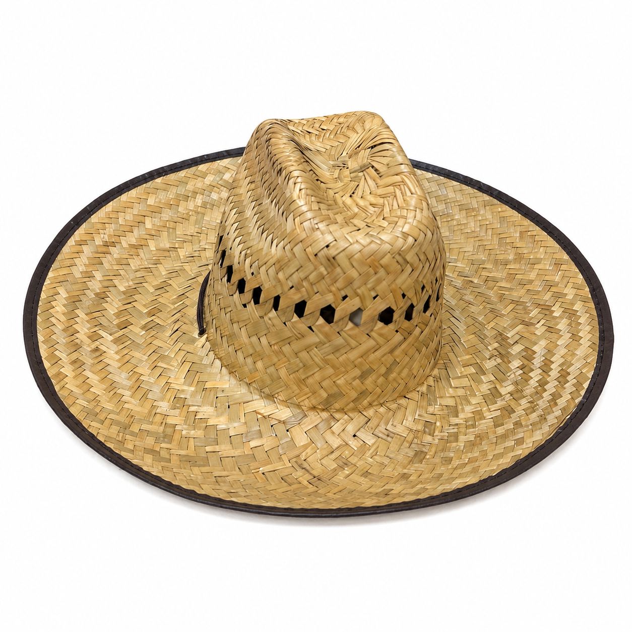 Men's Straw Cowboy Hat - Brown