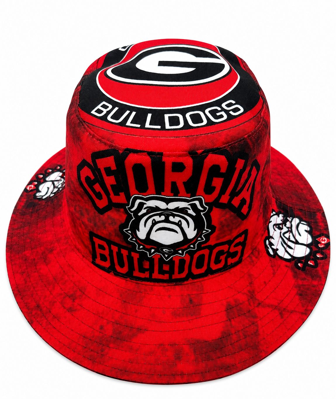 College Hat Round Georgia UGA Adult