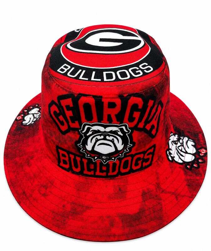 College Hat Round Georgia UGA Adult