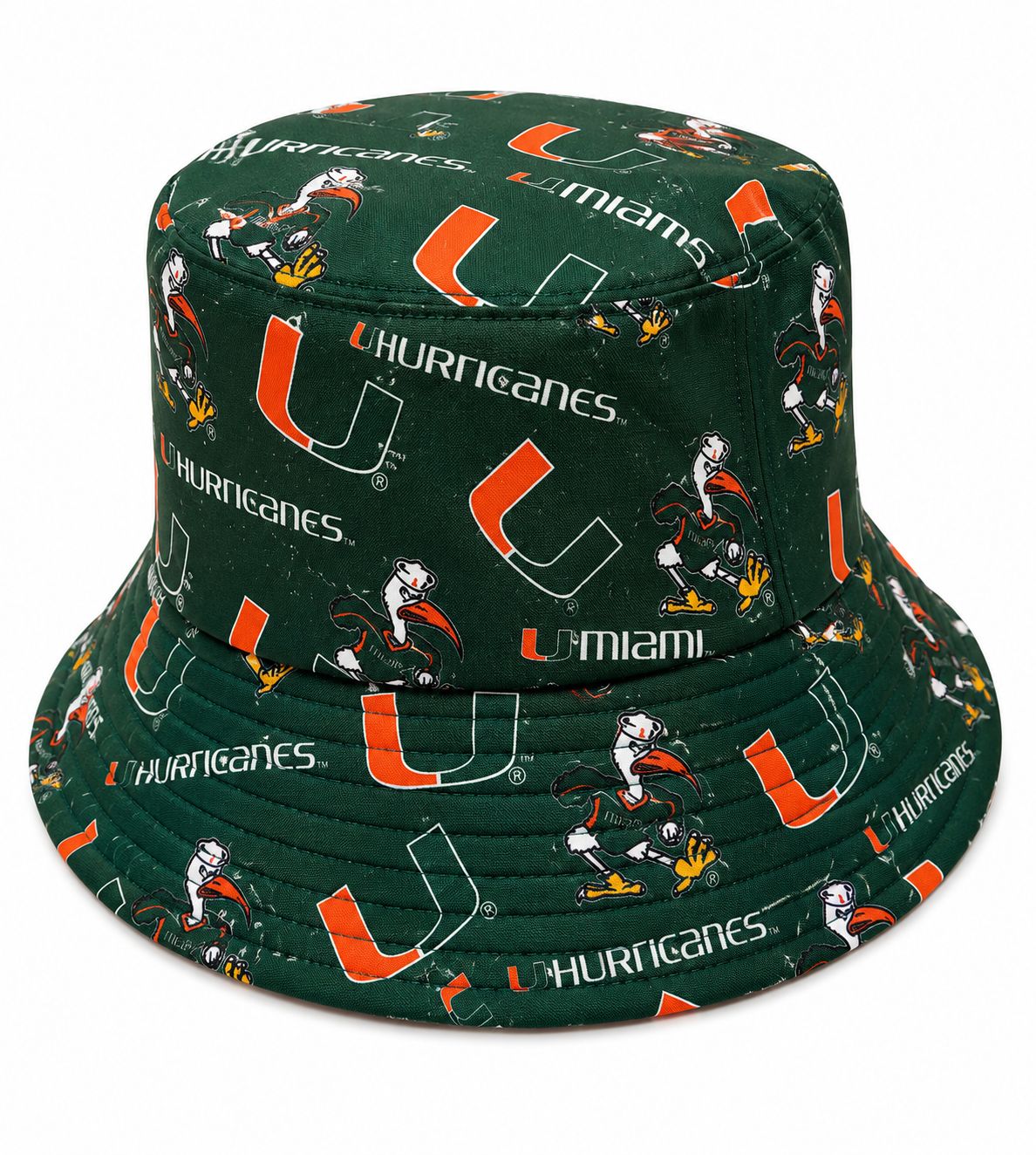 College Hat Bucket Miami Hurricanes
