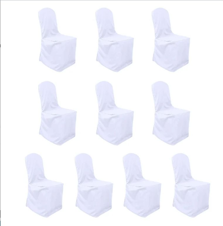 White Slip-On Chair Cover 10pk