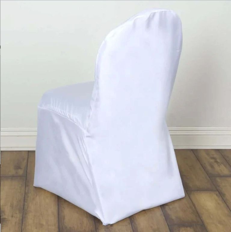White Slip-On Chair Cover 10pk