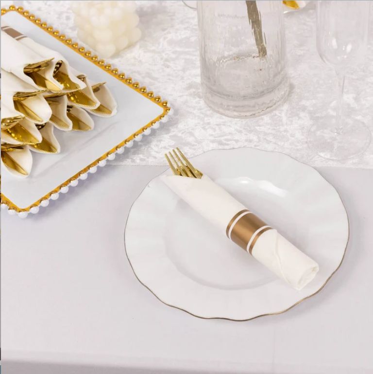 Pre-rolled Gold Silverware Set 24Ct