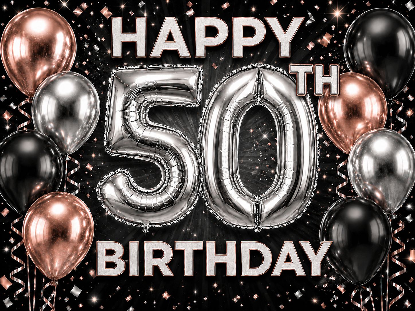 24'' x 18'' HBD 50th Yard Sign