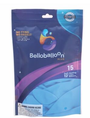 12" Balloon Blue Belloballoon Plus 15ct