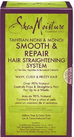SHEA MOISTURE TAHITIAN &amp; MONOI STRAIGHTENING SYSTEM