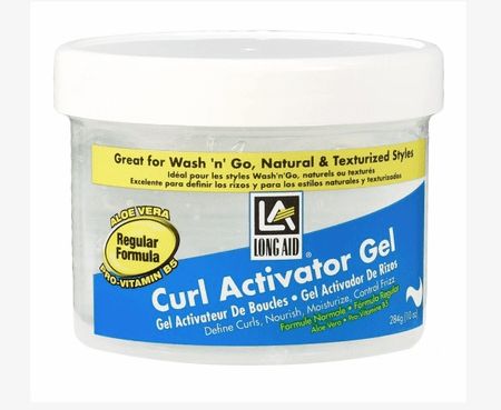 LONG-AID CURL ACTIVATOR GEL REGULAR 10OZ