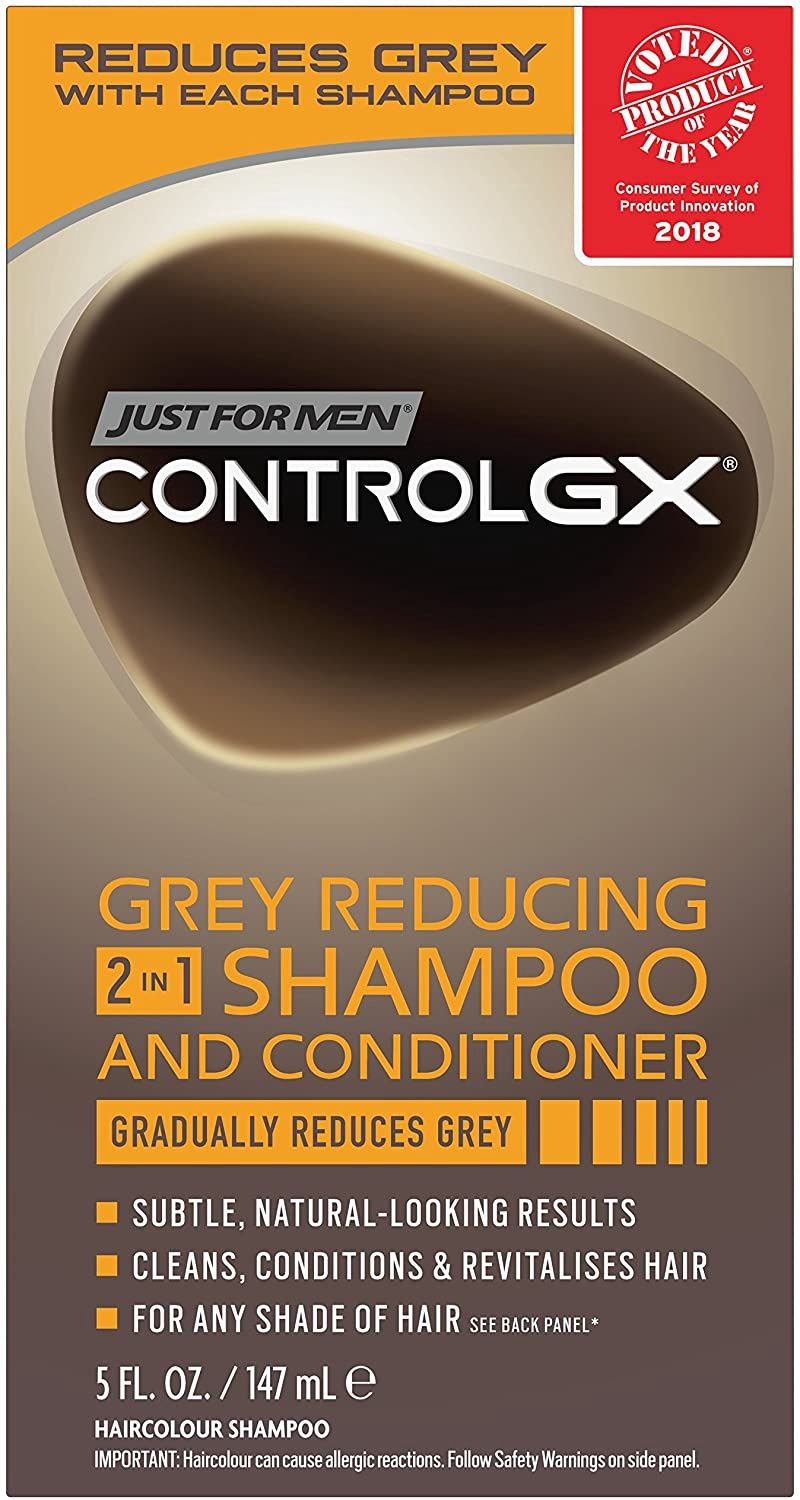 JUST FOR MEN CONTROL GX 2-IN-1 SHAMPOO AND CONDITIONER 5FLOZ