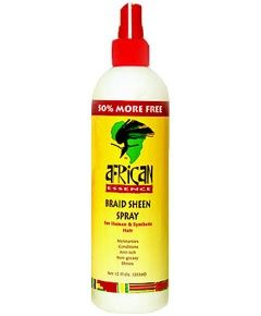 AFRICAN ESSENCE BRAID SHEN SPRAY 12OZ