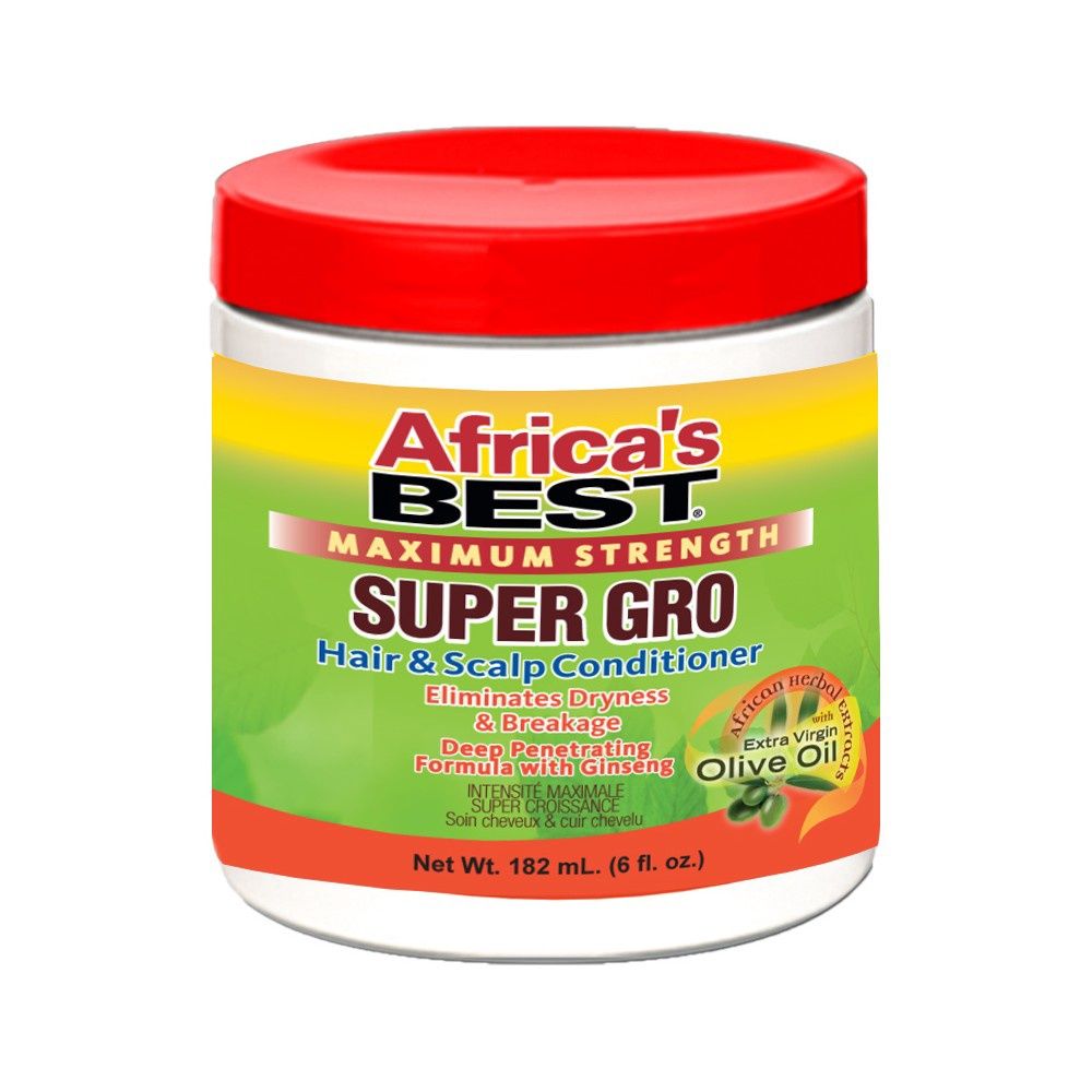 AFRICAS BEST HAIR &amp; SCALP CONDITIONER SUPER GRO (MAX STRENGTH)