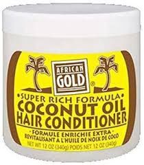 AFRICAN GOLD COCONUT OIL HAIR CONDITIONER 12OZ