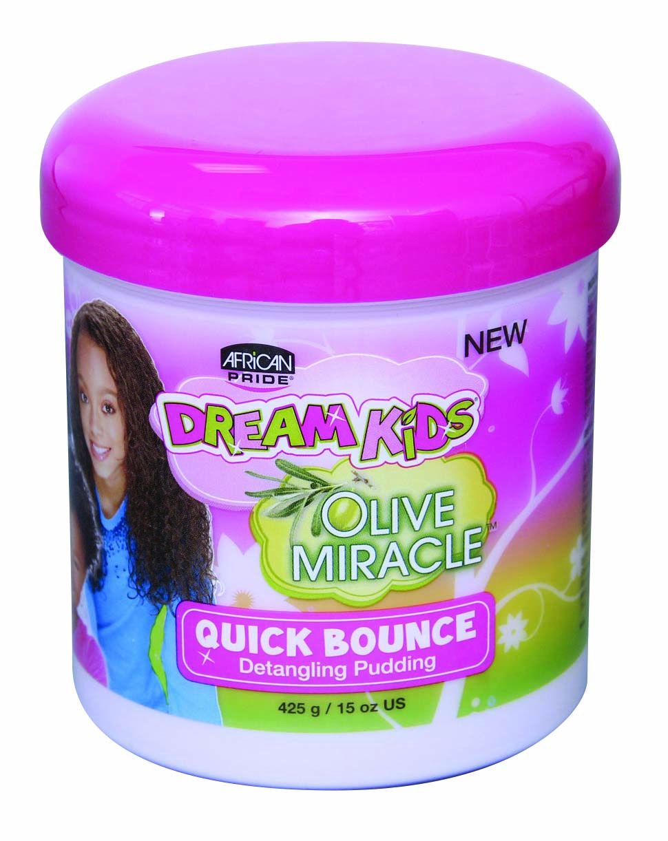 AFRICAN PRIDE DREAM KIDS OLIVE MIRACLE QUICK BOUNCE PUDDING 15OZ