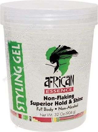 AFRICAN ESSENCE STYLING GEL [CLEAR] 32OZ