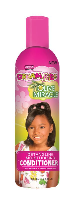 AFRICAN PRIDE DREAM KIDS OLIVE MIRACLE MOISTURIZER CONDITIONER 12OZ