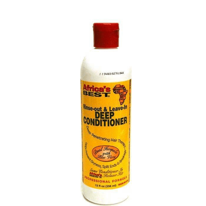 AFRICAS BEST DEEP CONDITIONER RINSE-OUT &amp; LEAVE-IN 7OZ