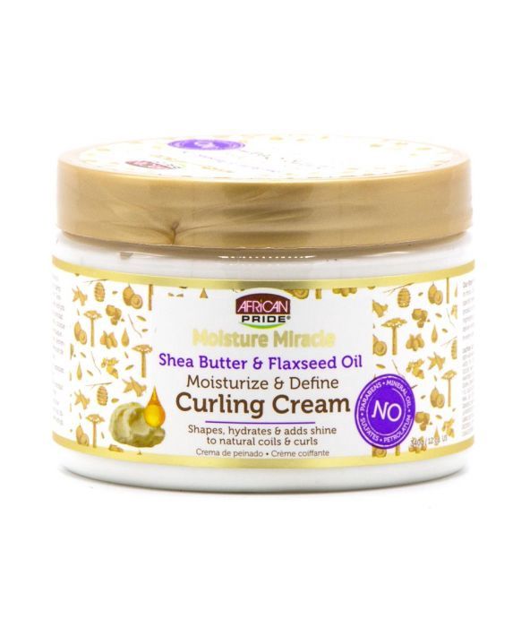 AFRICAN PRIDE MOISTURE MIRACLE CURLING CREAM 12OZ