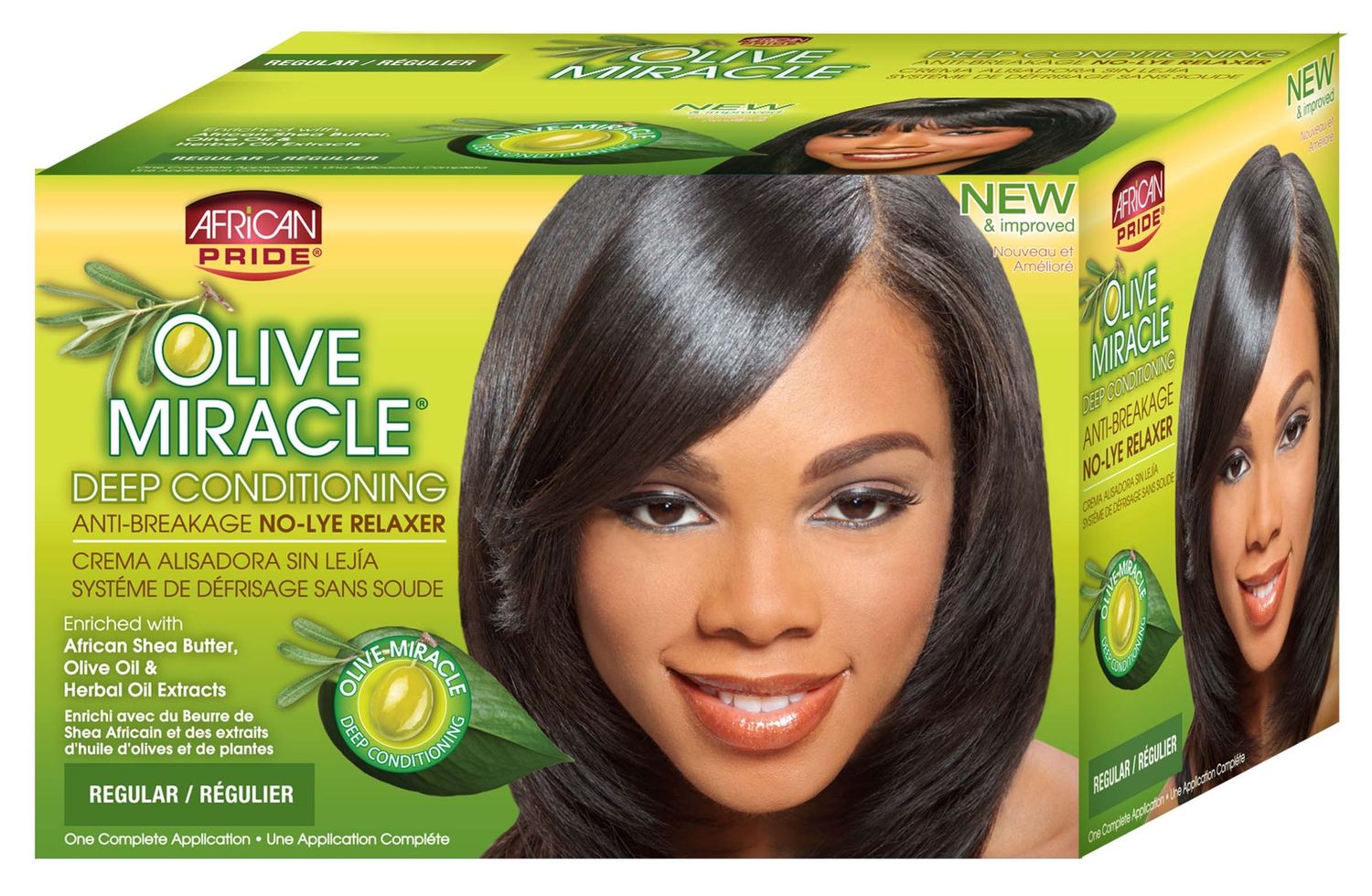 AFRICAN PRIDE OLIVE MIRACLE DEEP CONDITIONING REGULAR RELAXER