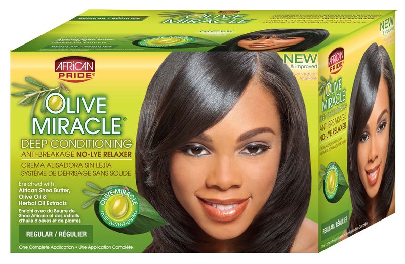 AFRICAN PRIDE OLIVE MIRACLE DEEP CONDITIONING REGULAR RELAXER