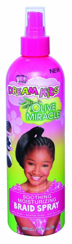 AFRICAN PRIDE DREAM KIDS OLIVE MIRACLE BRAID SPRAY 12OZ