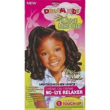 AFRICAN PRIDE DREAM KIDS OLIVE MIRACLE TOUCH-UP RELAXER KIT REGULAR