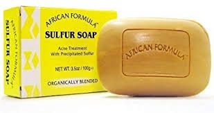 AFRICAN FORMULA SULFUR SOAP ACNE TREATMENT 100G