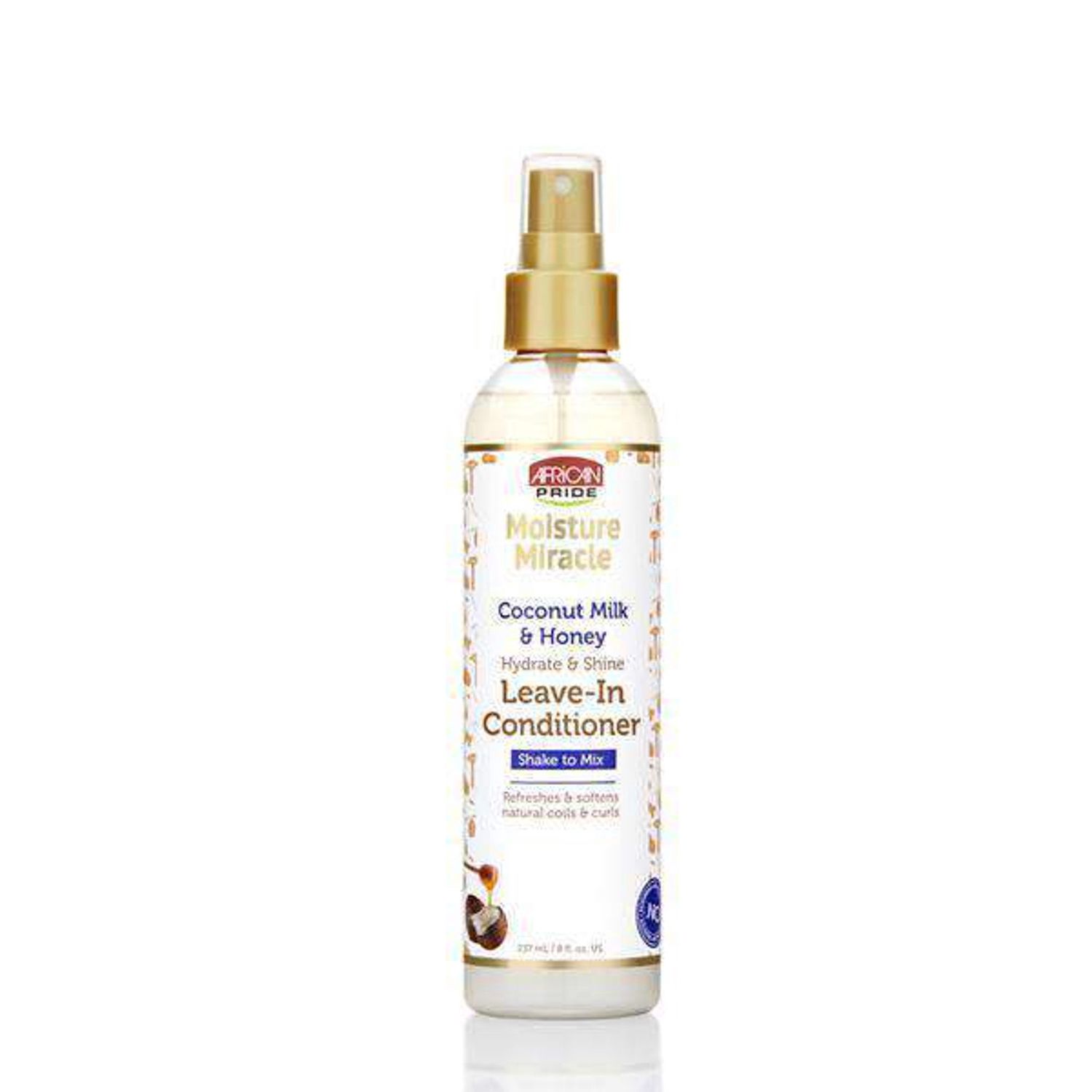 AFRICAN PRIDE MOISTURE MIRACLE LEAVE IN SPRAY 8OZ