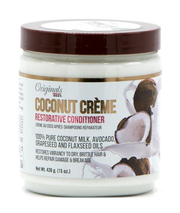 AFRICAS BEST ORG COCONUT CREME RESTORATION CONDITIONER 8OZ