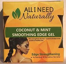 ALL I NEED NATURALLY EDGE GEL COCONUT &amp; MINT 4OZ