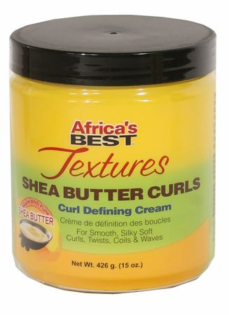 AFRICAS BEST TEXTURES SHEA BUTTER CURLS DEFINING CREAM 8OZ